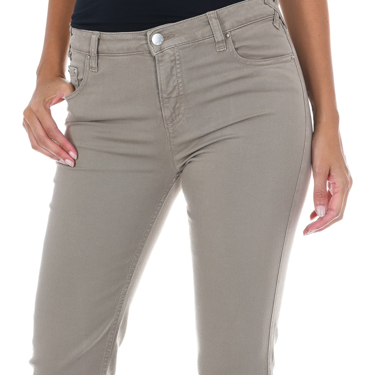 Women's Jeans Met Brown