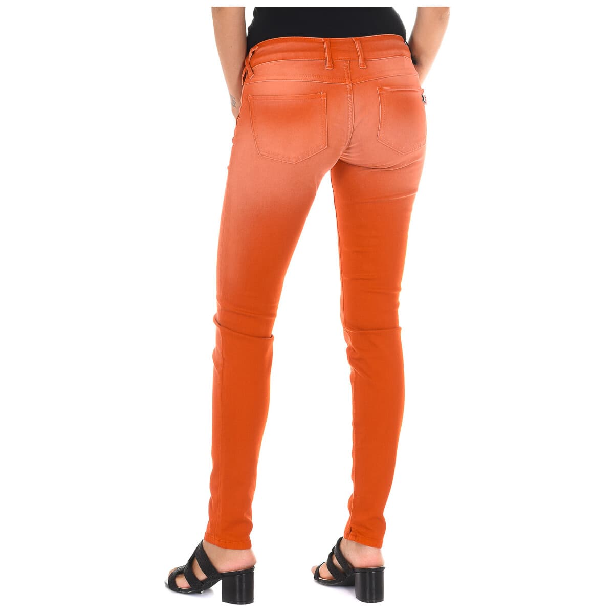 Women's Jeans Met Red