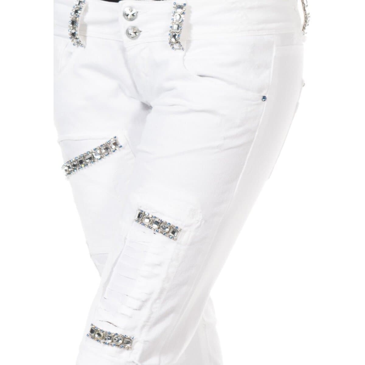 Women's Jeans Met White