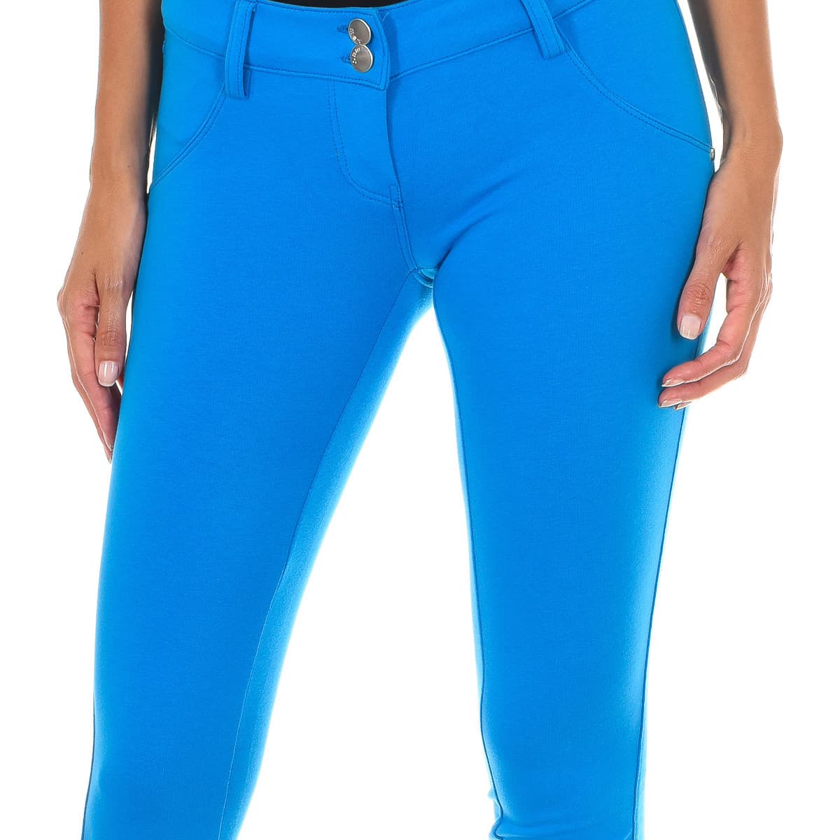 Women's Pants Met Blue