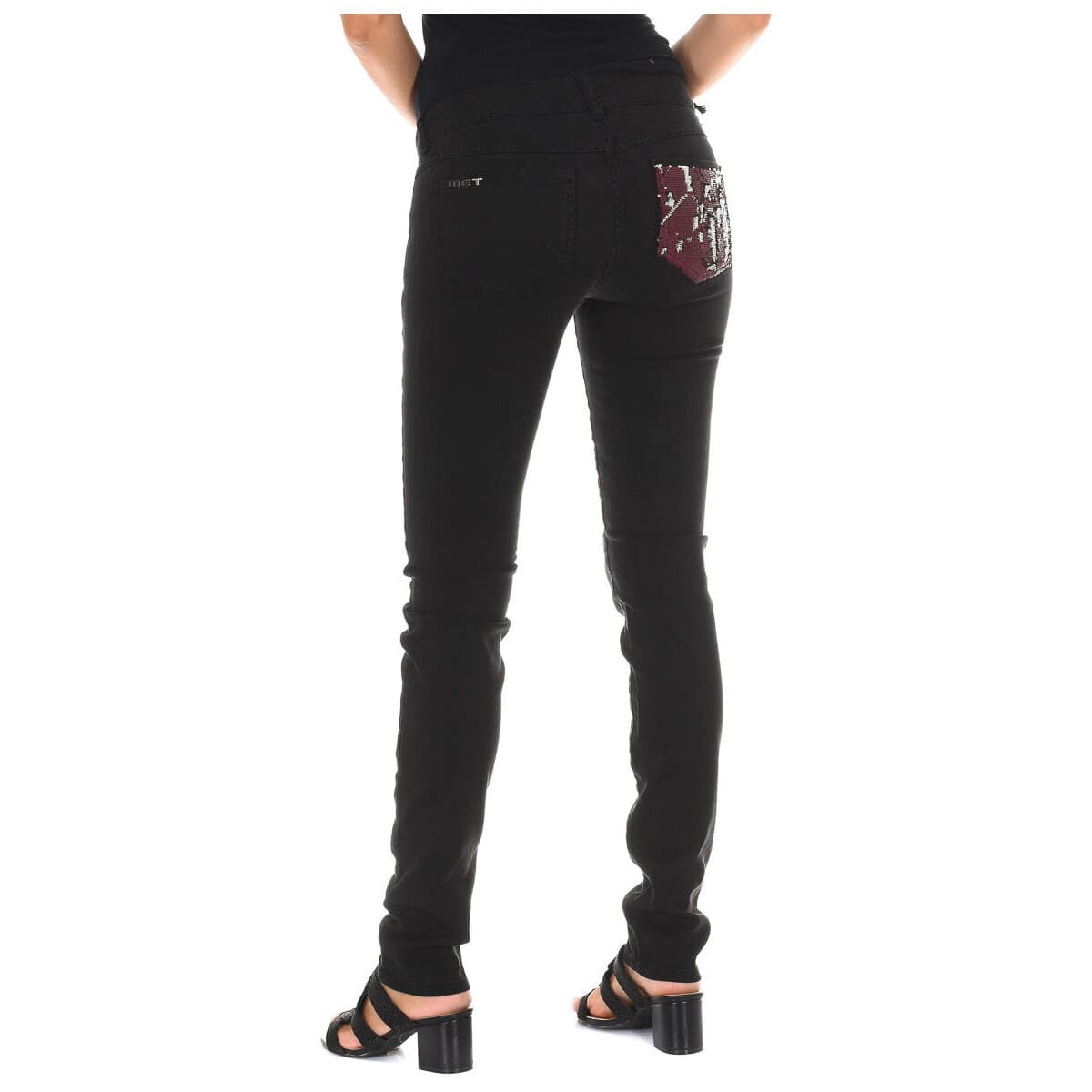 Women's Jeans Met Black