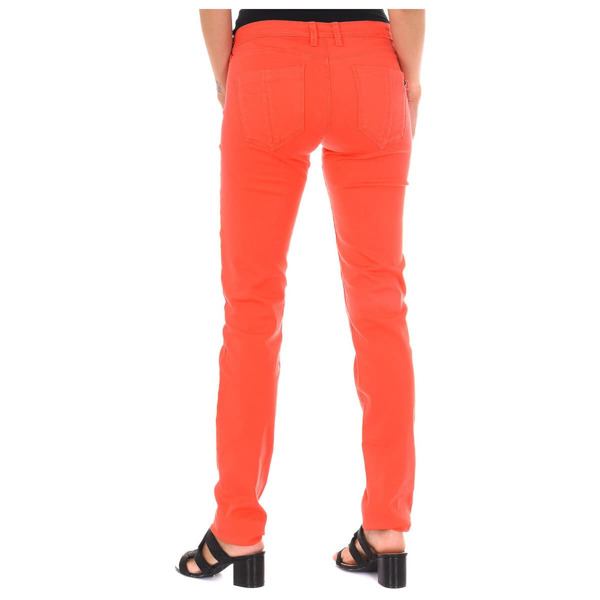 Women's Jeans Met Red