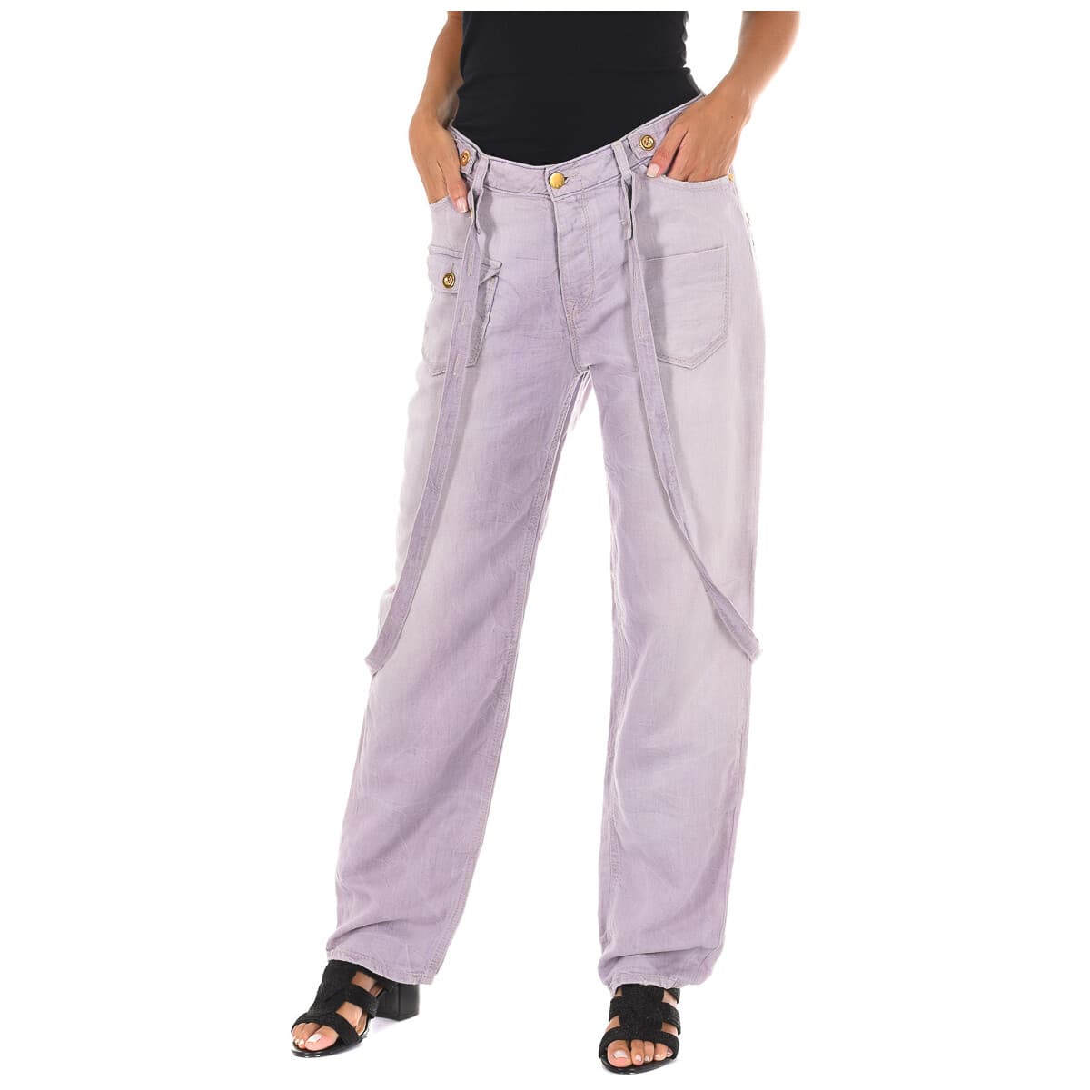Women's Pants Met Purple