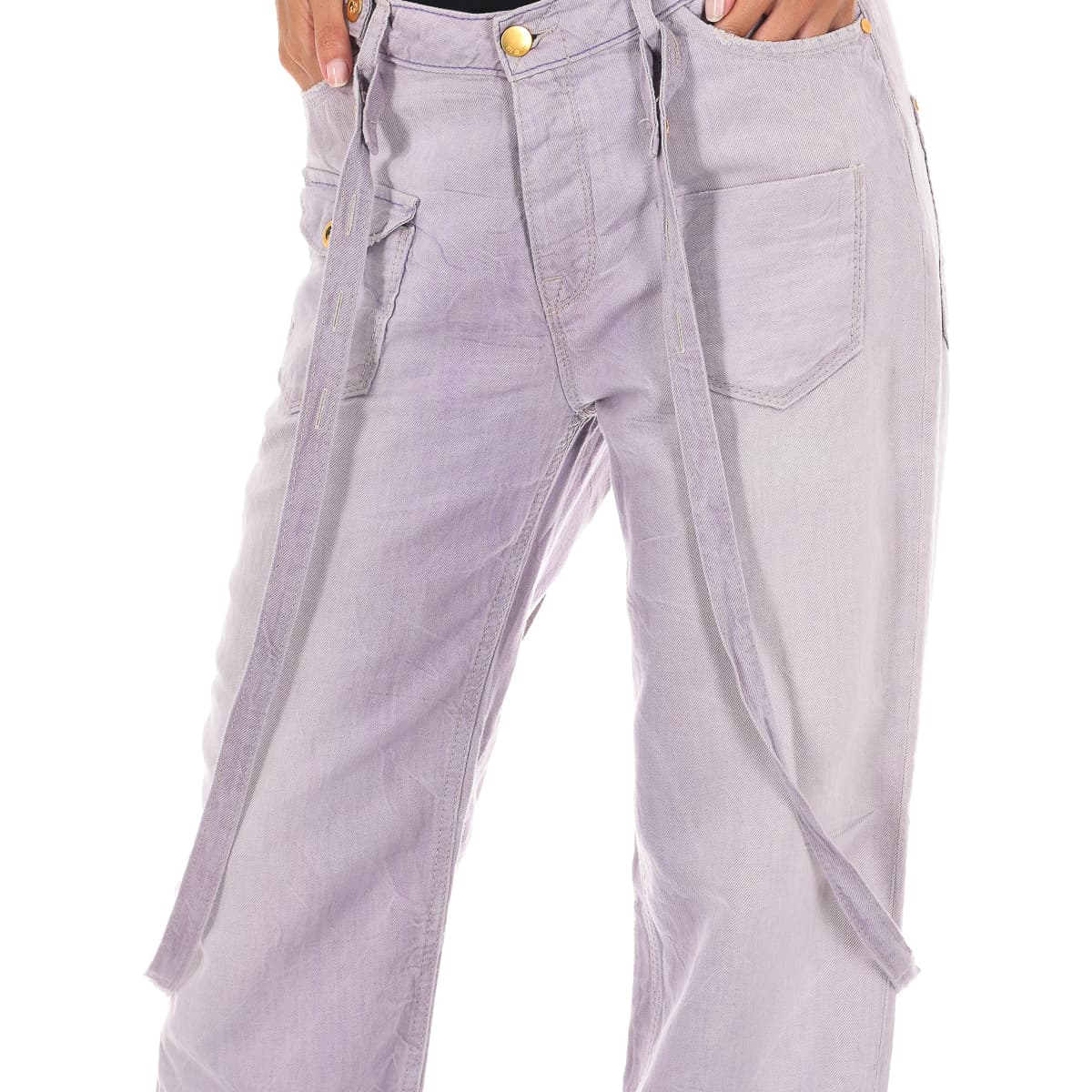 Women's Pants Met Purple