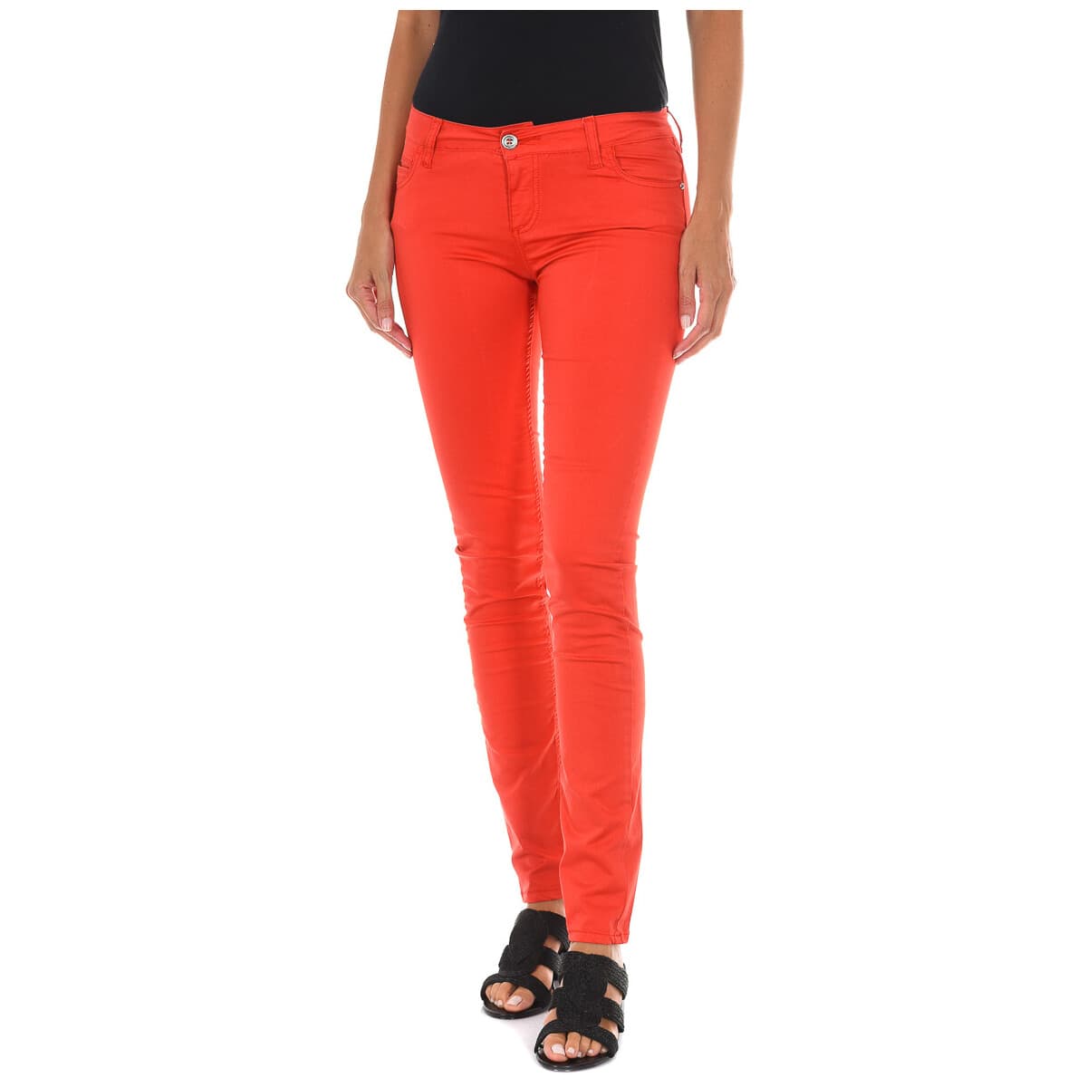 Women's Pants Met Red
