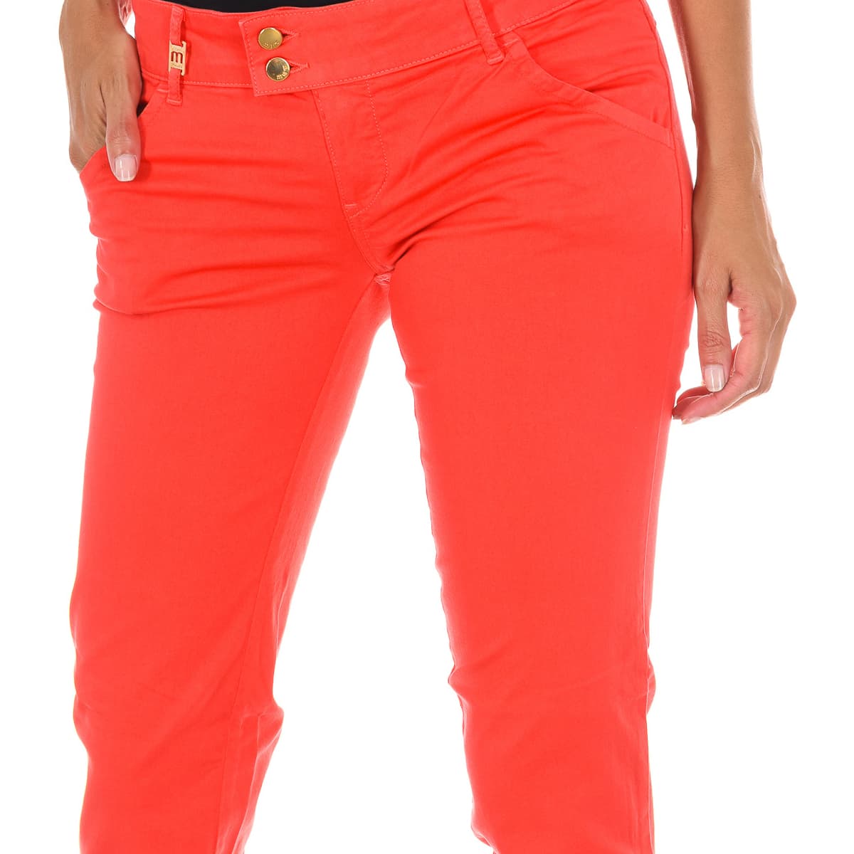 Women's Jeans Met Red