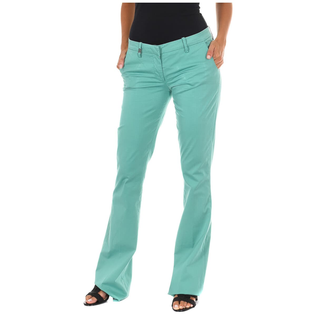 Women's Pants Met Green