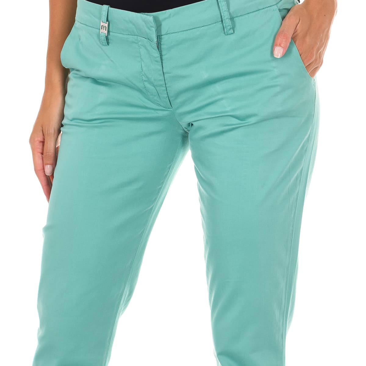 Women's Pants Met Green