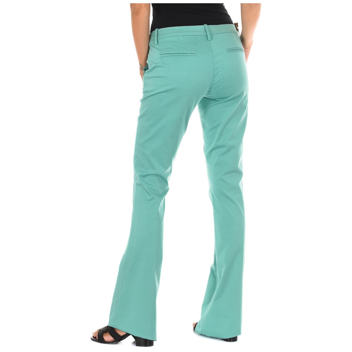 Women's Pants Met Green