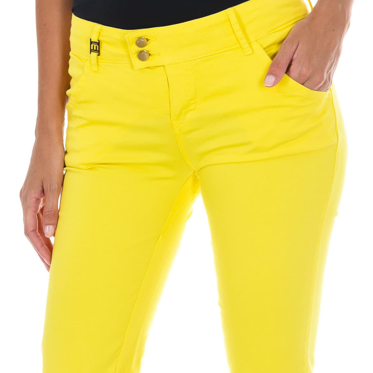 Women's Pants Met Yellow