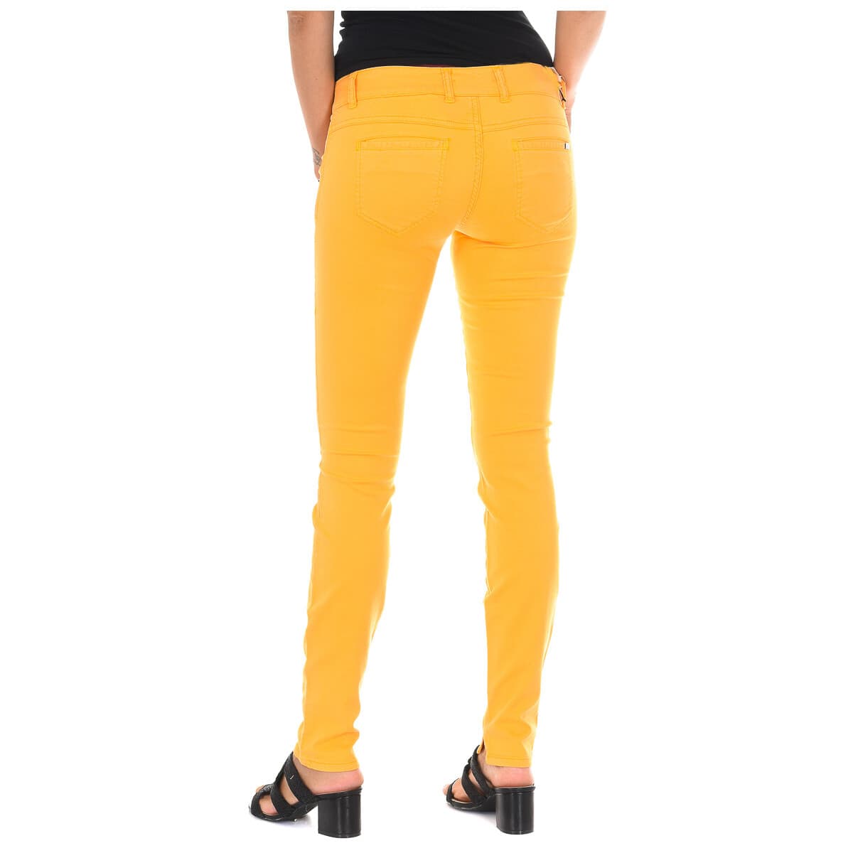Women's Jeans Met Orange