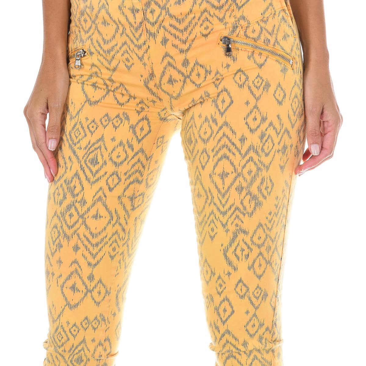 Women's Pants Met Yellow