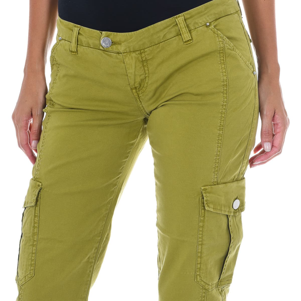 Women's Pants Met Green