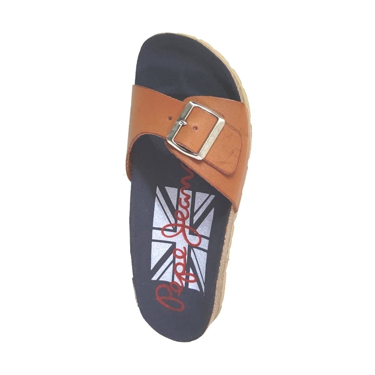 Women's Flip Flops Pepe Jeans Brown