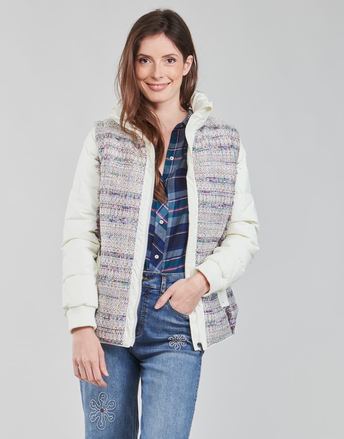 Women's Jackets Desigual White