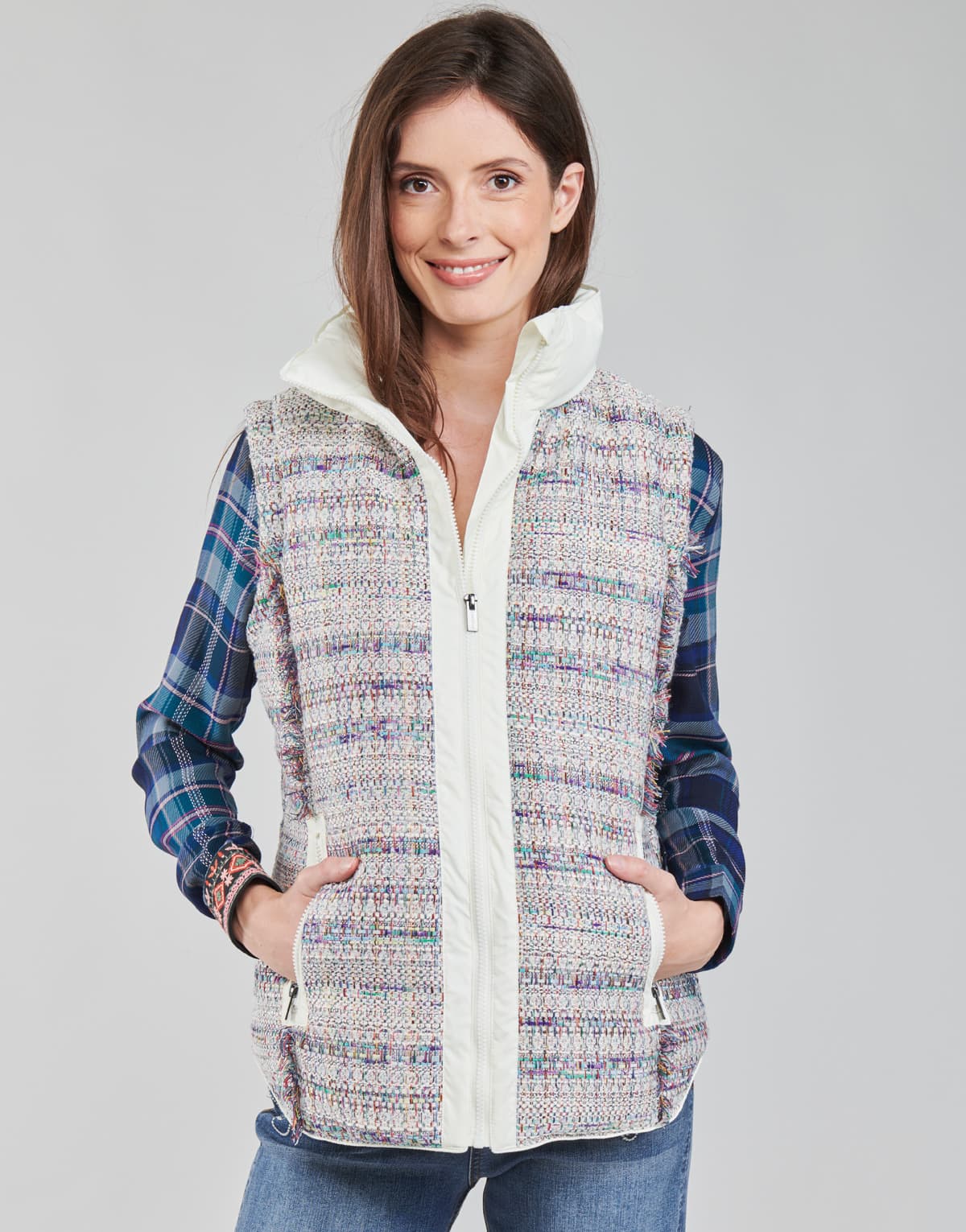 Women's Jackets Desigual White