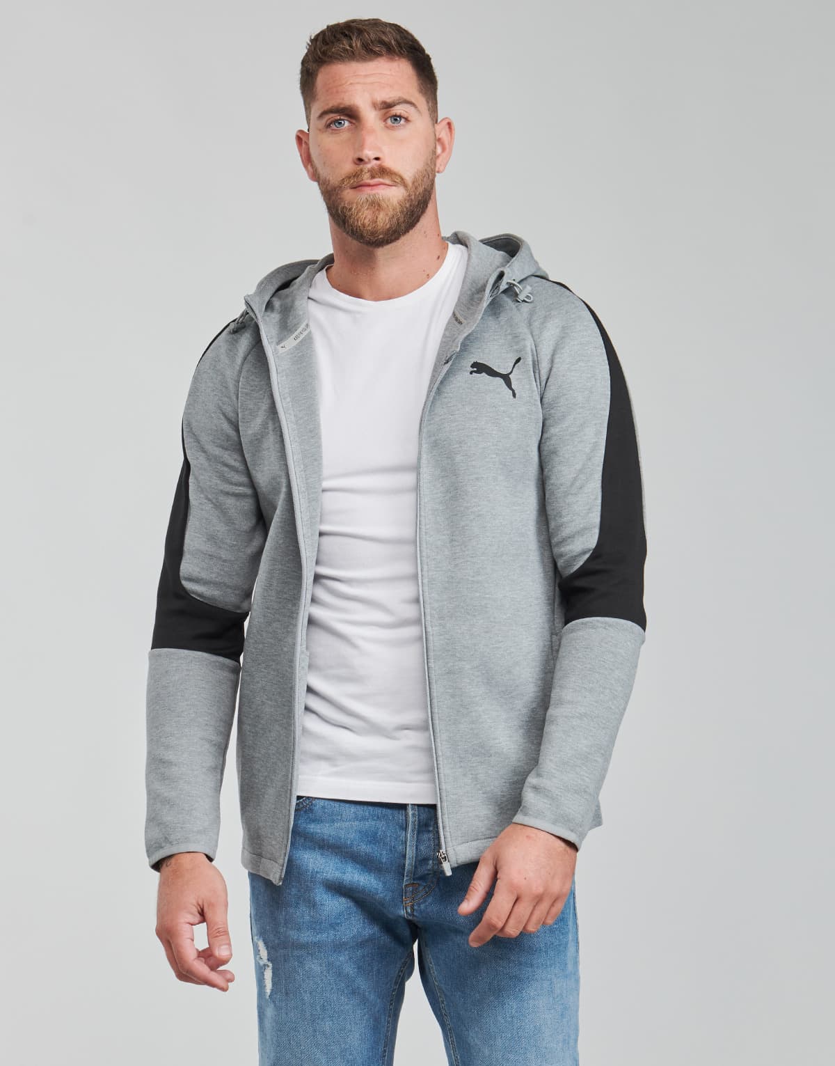 Men's Sweatshirts Puma Gray