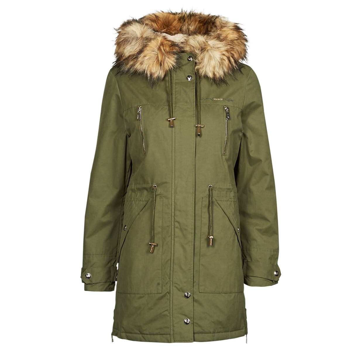 Women's Parkas Kaporal Khaki