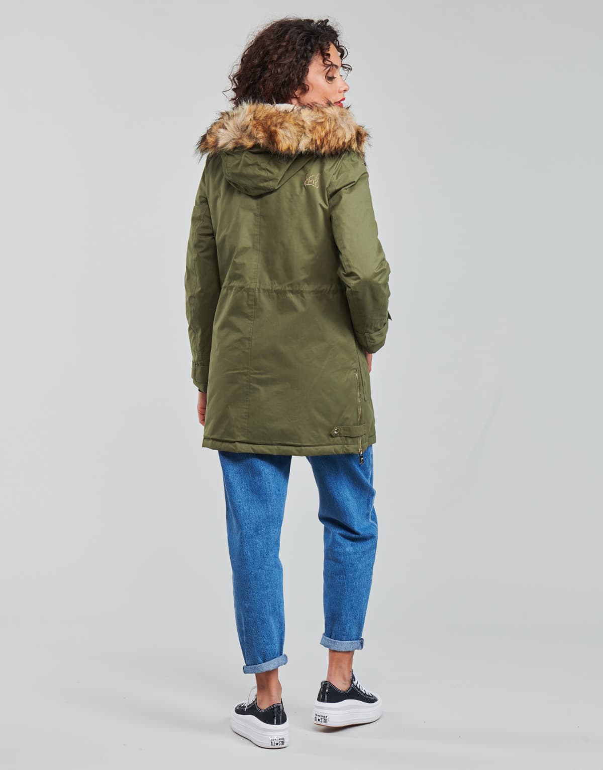 Women's Parkas Kaporal Khaki