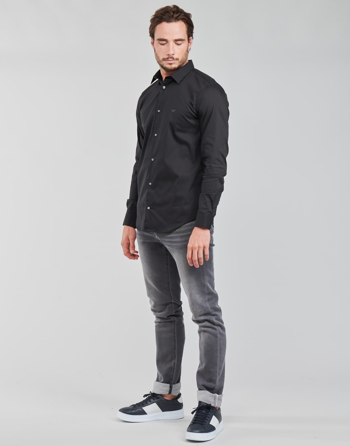 Men's Shirts Emporio Armani Blue