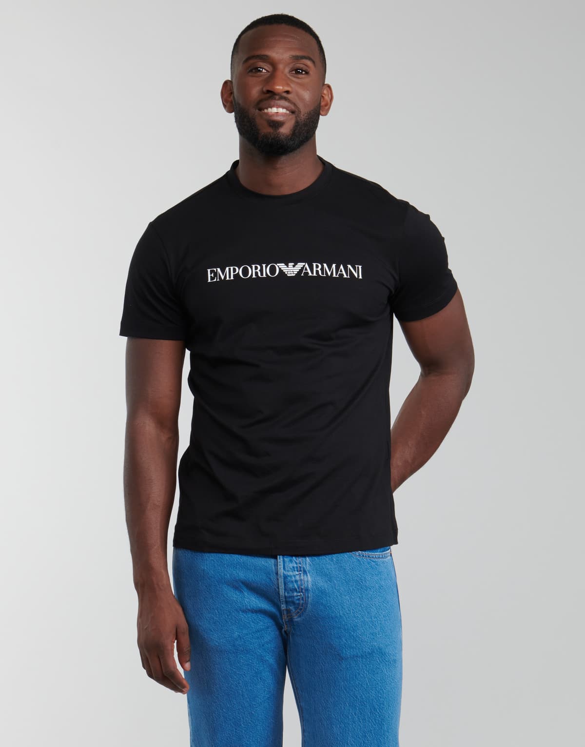 Men's T-Shirts Emporio Armani Black