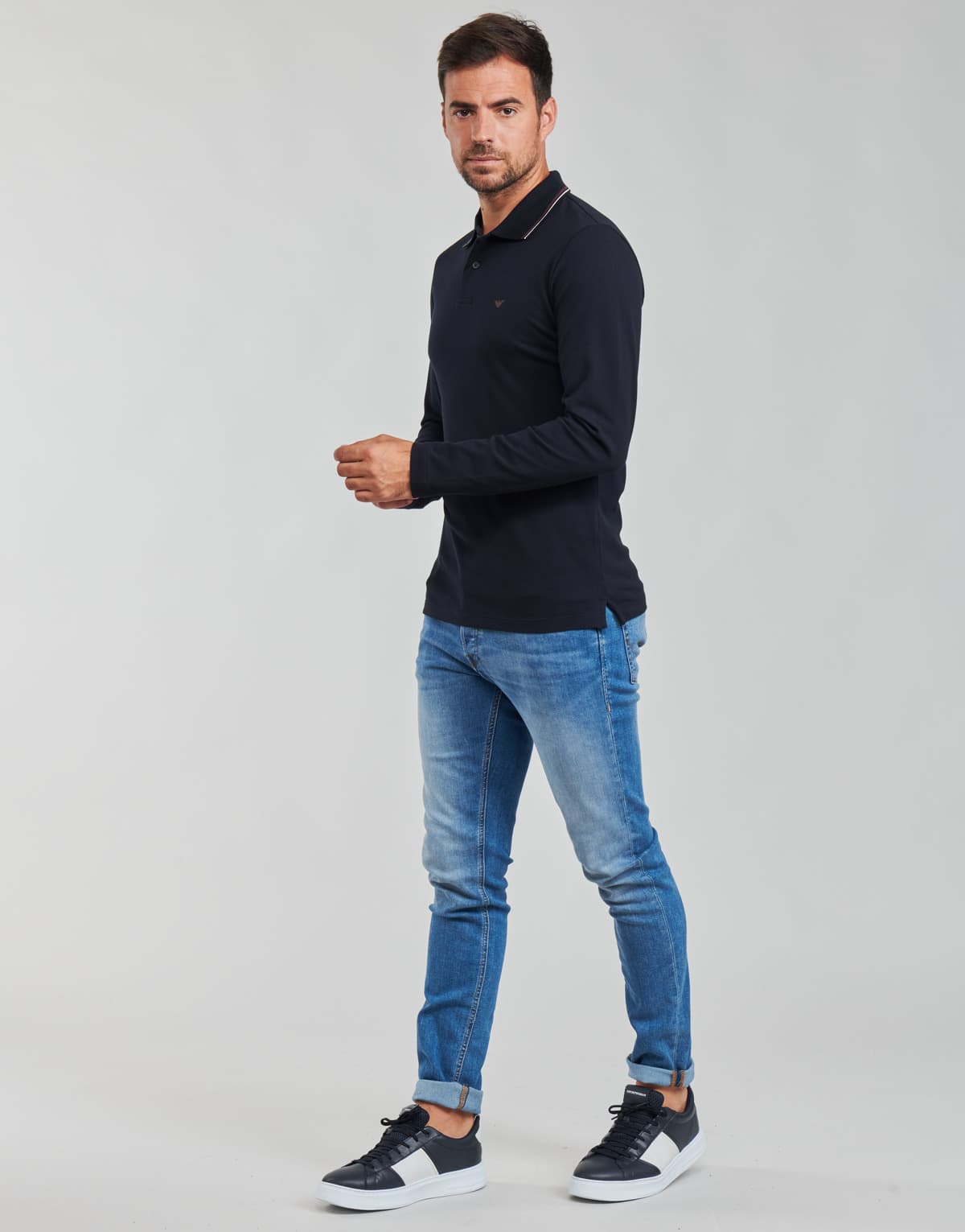 Men's Polo Shirts Emporio Armani Blue