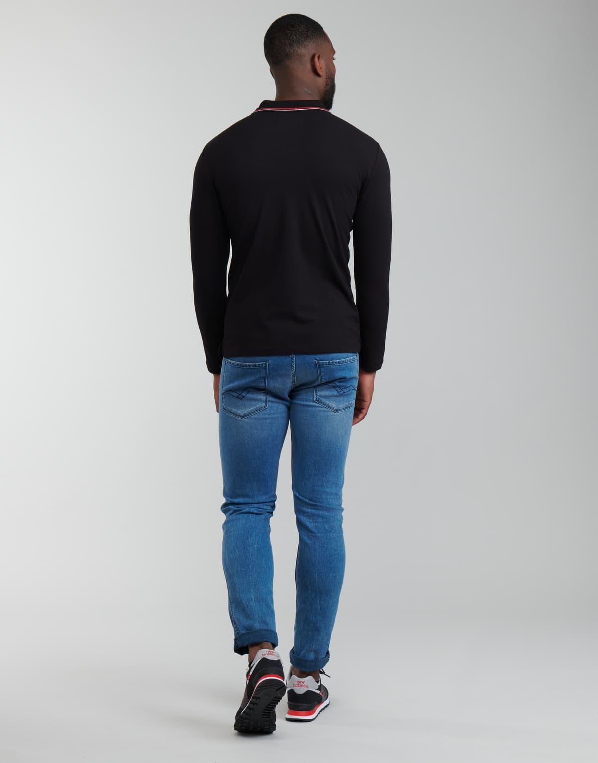 Men's Polo Shirts Emporio Armani Black