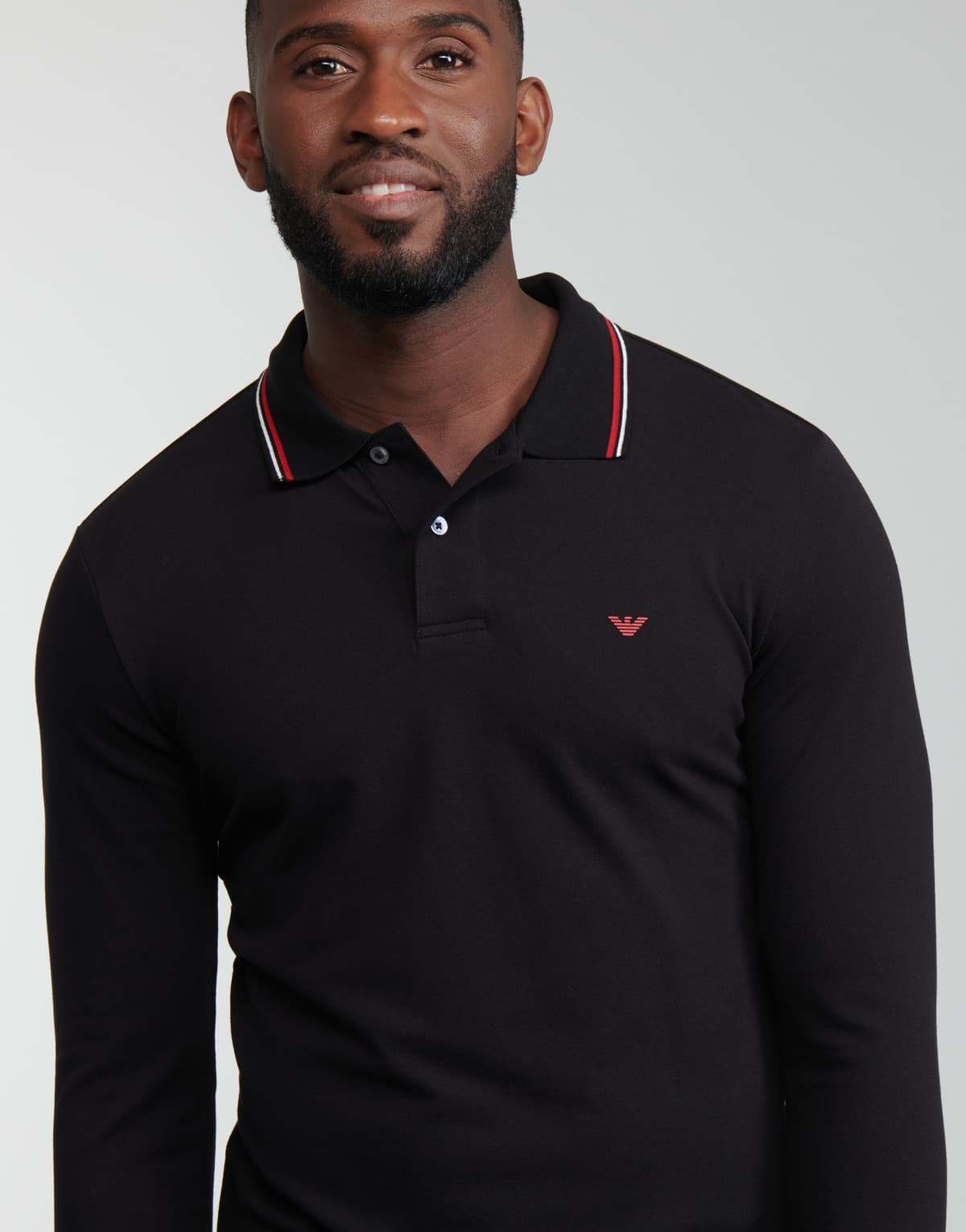 Men's Polo Shirts Emporio Armani Black