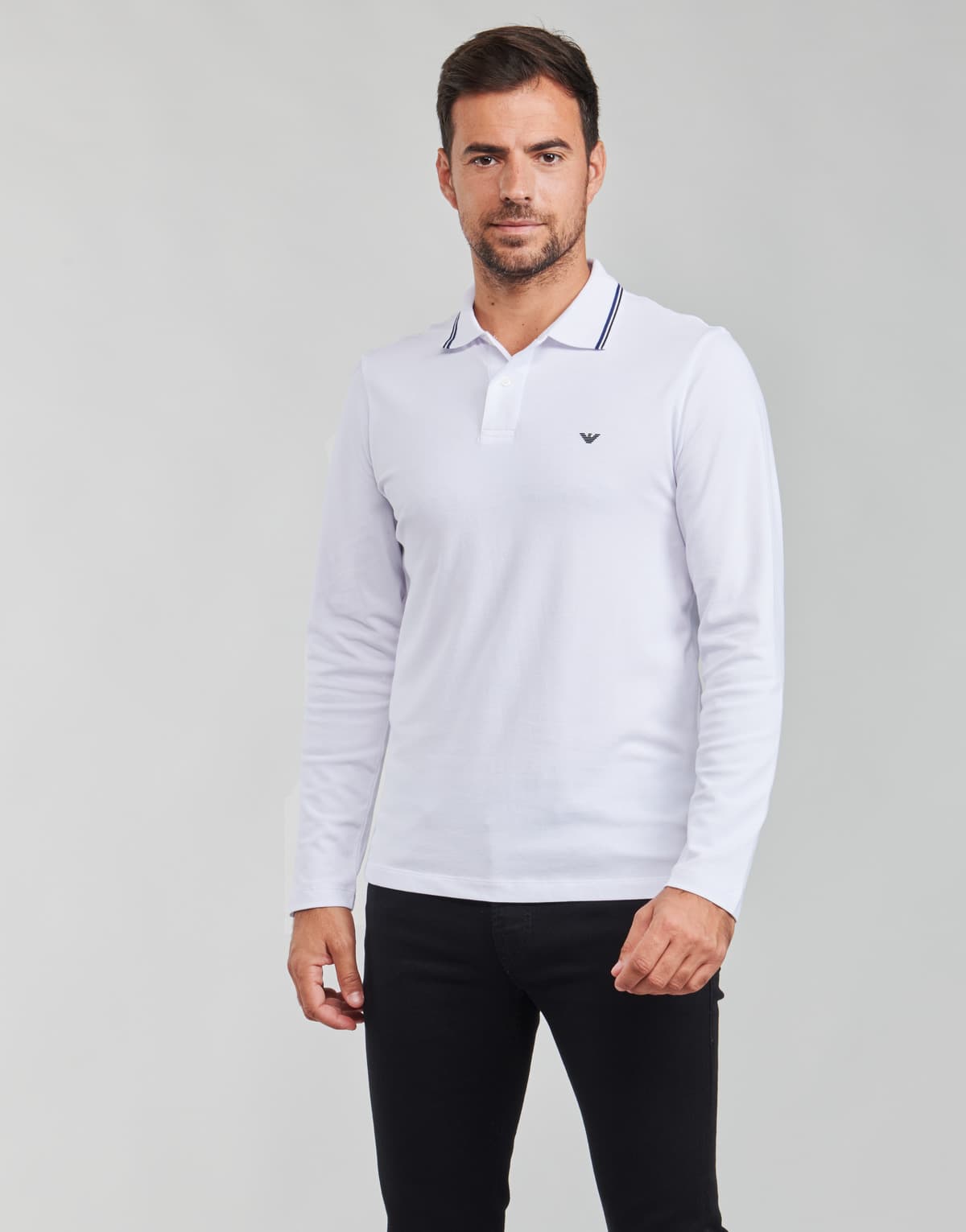 Men's Polo Shirts Emporio Armani White