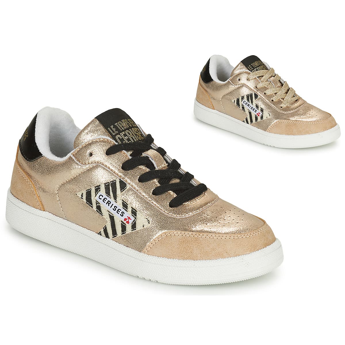 Women's Sneakers Le Temps des Cerises Gold