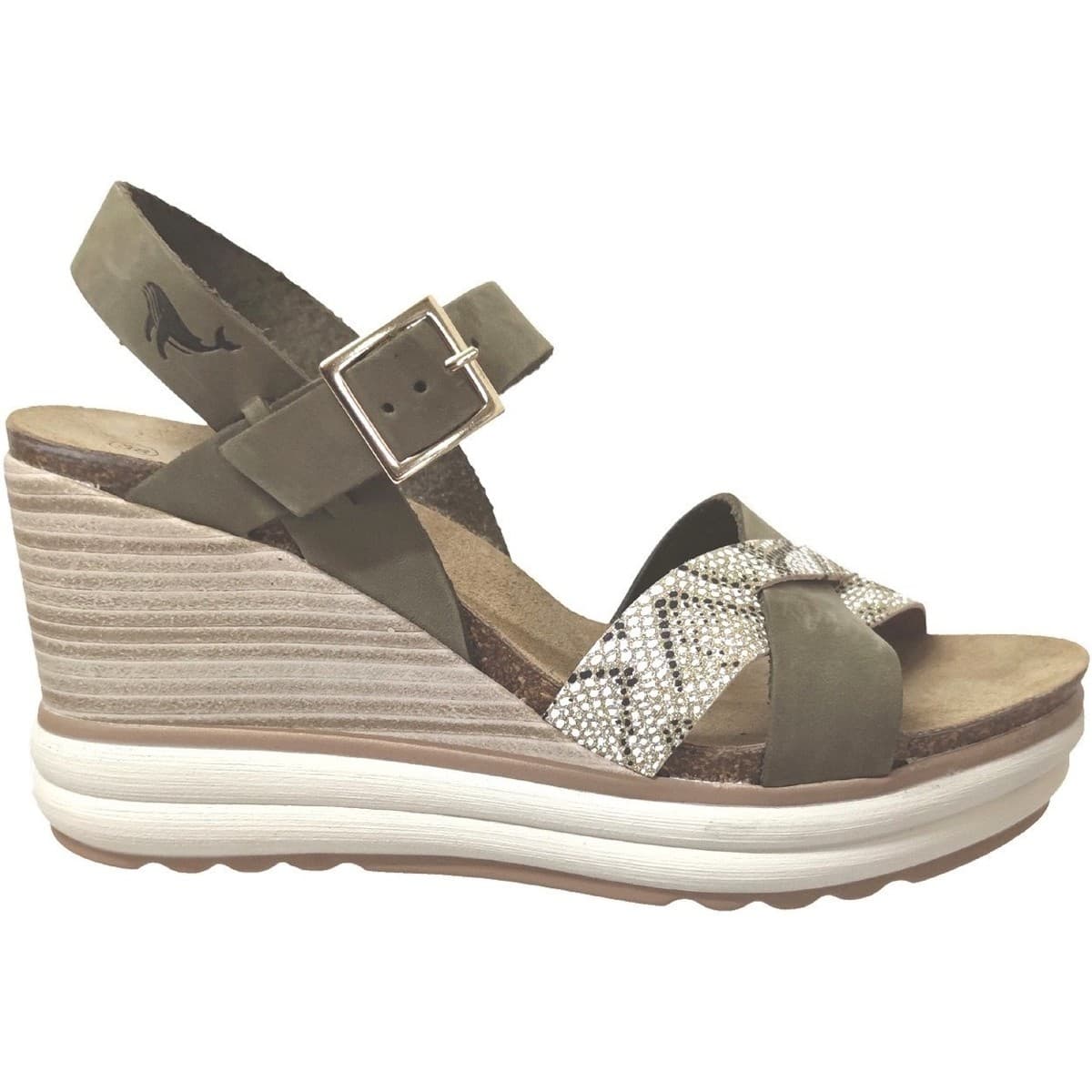 Women's Platforms Plakton Green