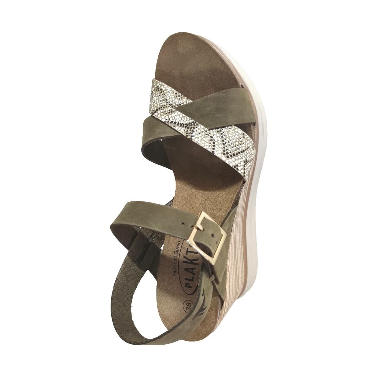 Women's Platforms Plakton Green