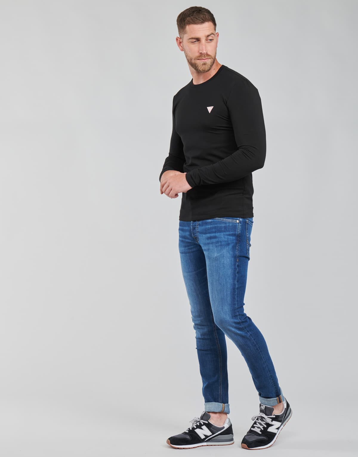 Men's T-Shirts Guess Black