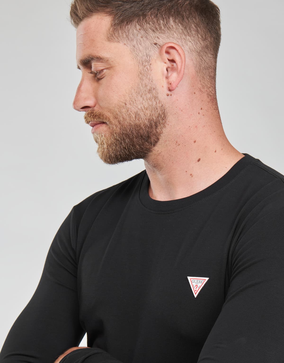 Men's T-Shirts Guess Black