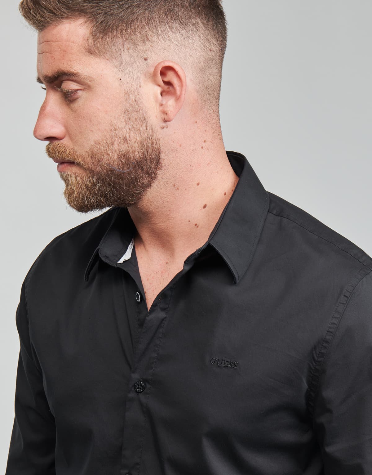 Men's Shirts Guess Black