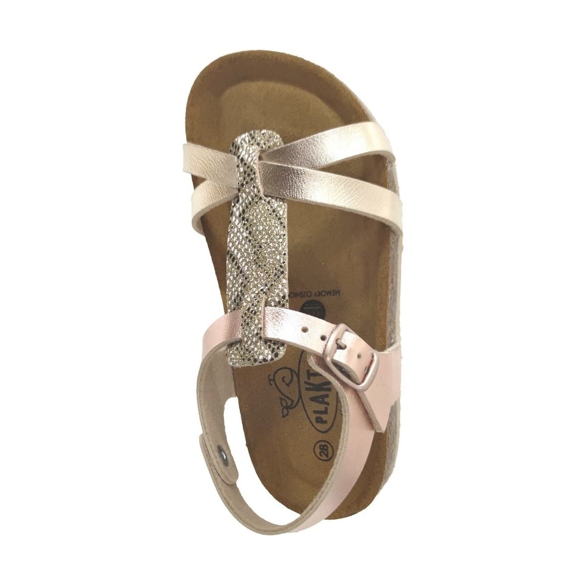 Girls' Sandals Plakton Gold