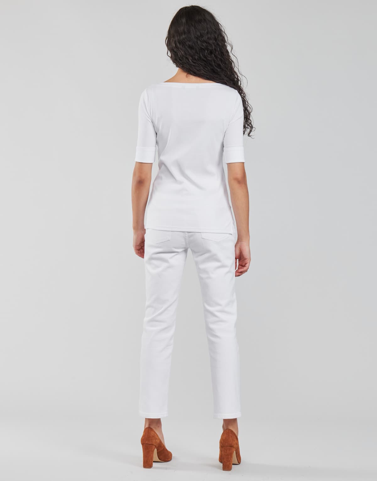 Women's T-Shirts Lauren Ralph Lauren White