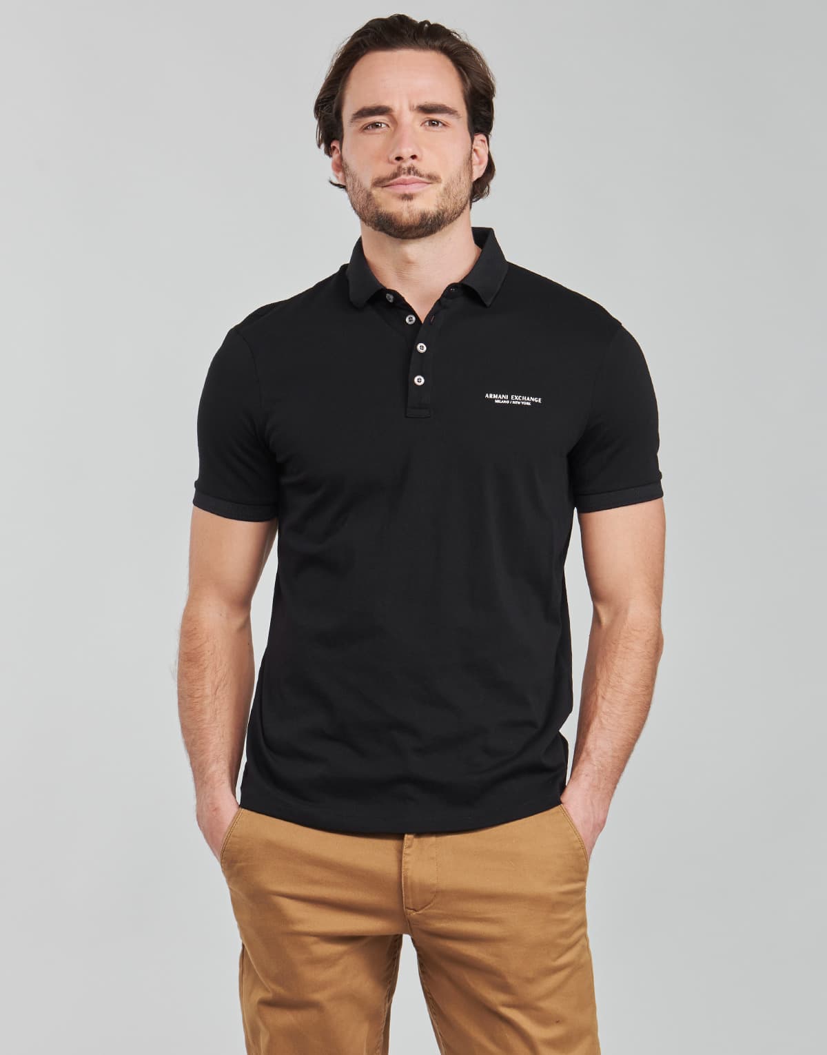 Men's Polo Shirts Armani Exchange Black