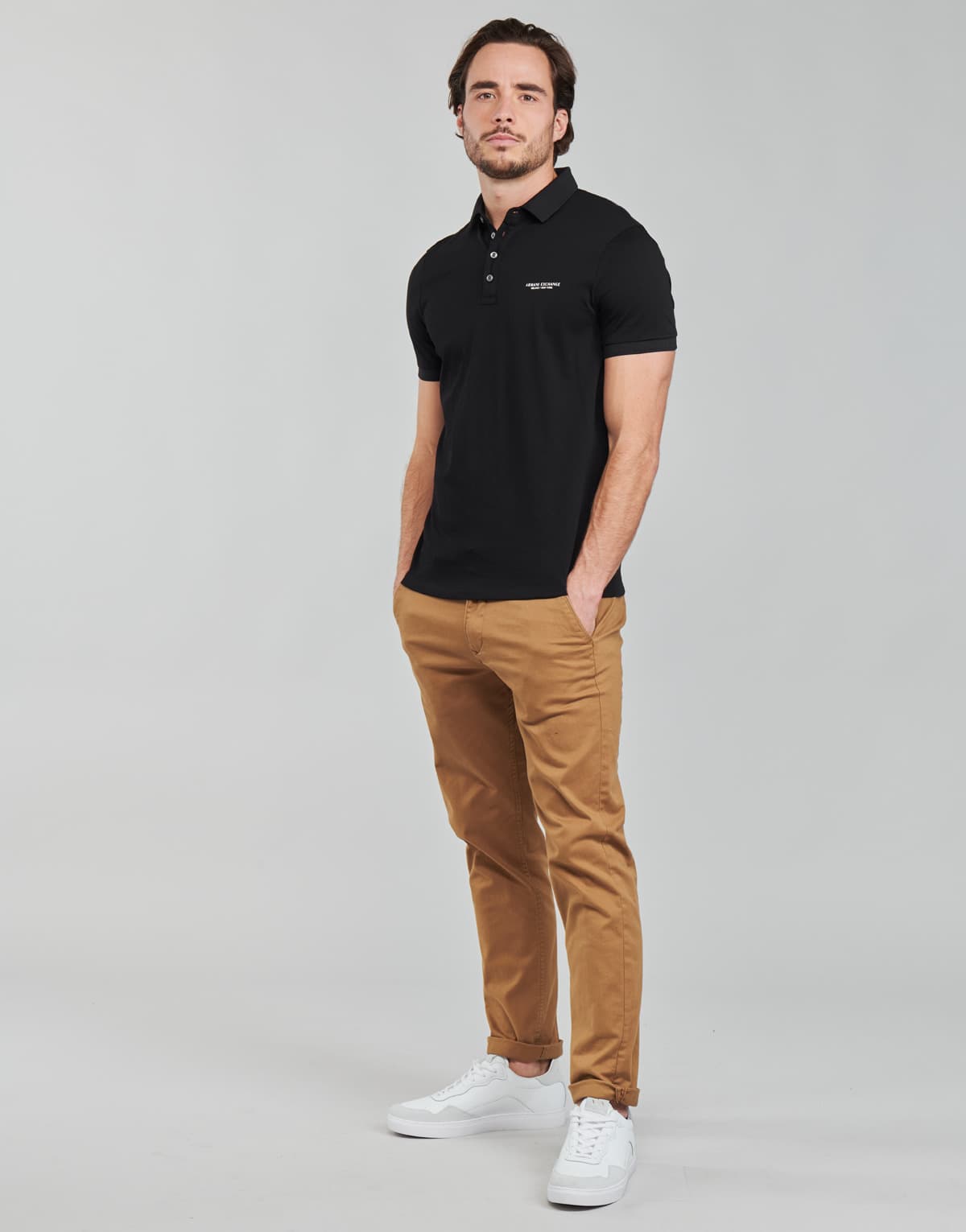 Men's Polo Shirts Armani Exchange Black