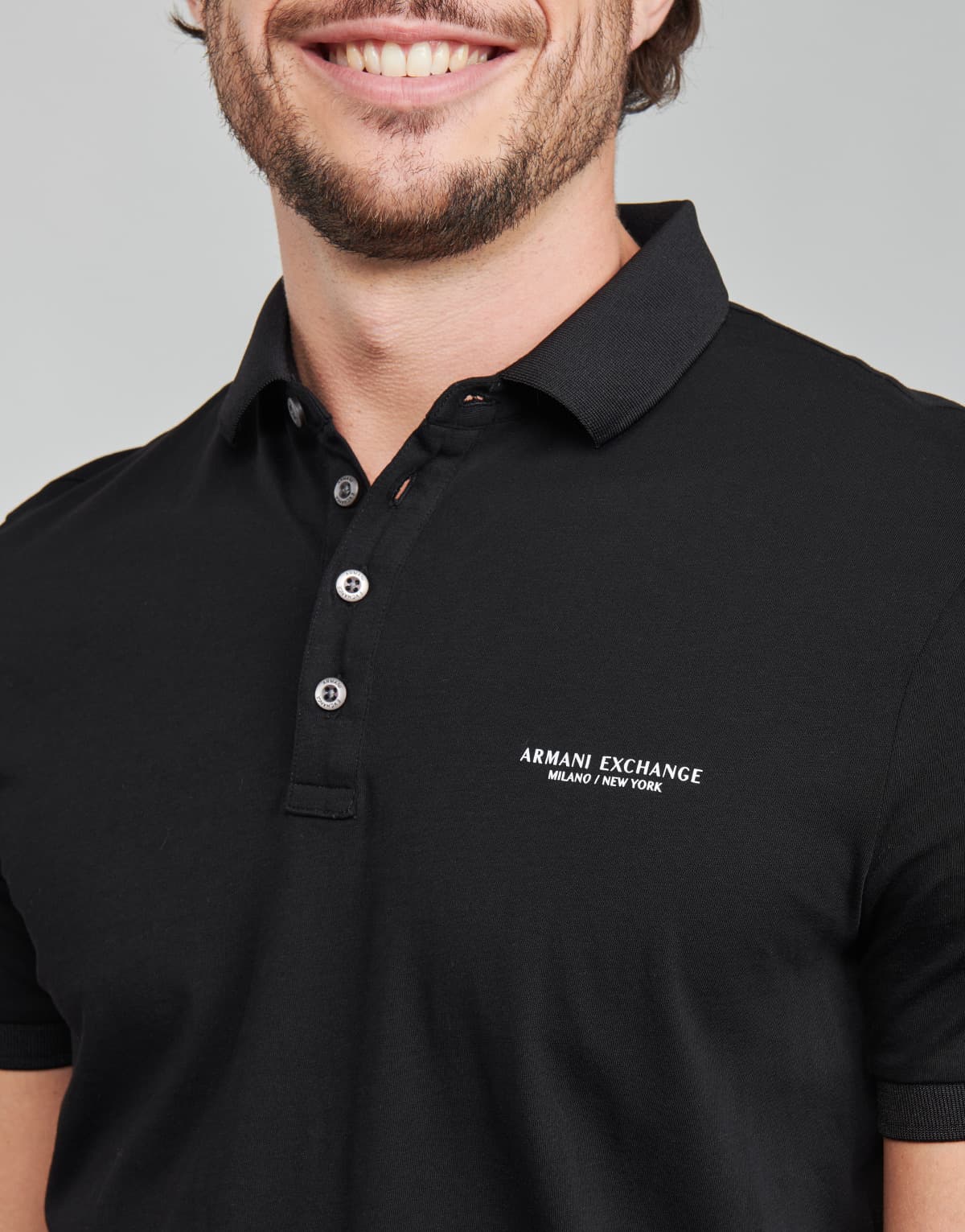 Men's Polo Shirts Armani Exchange Black