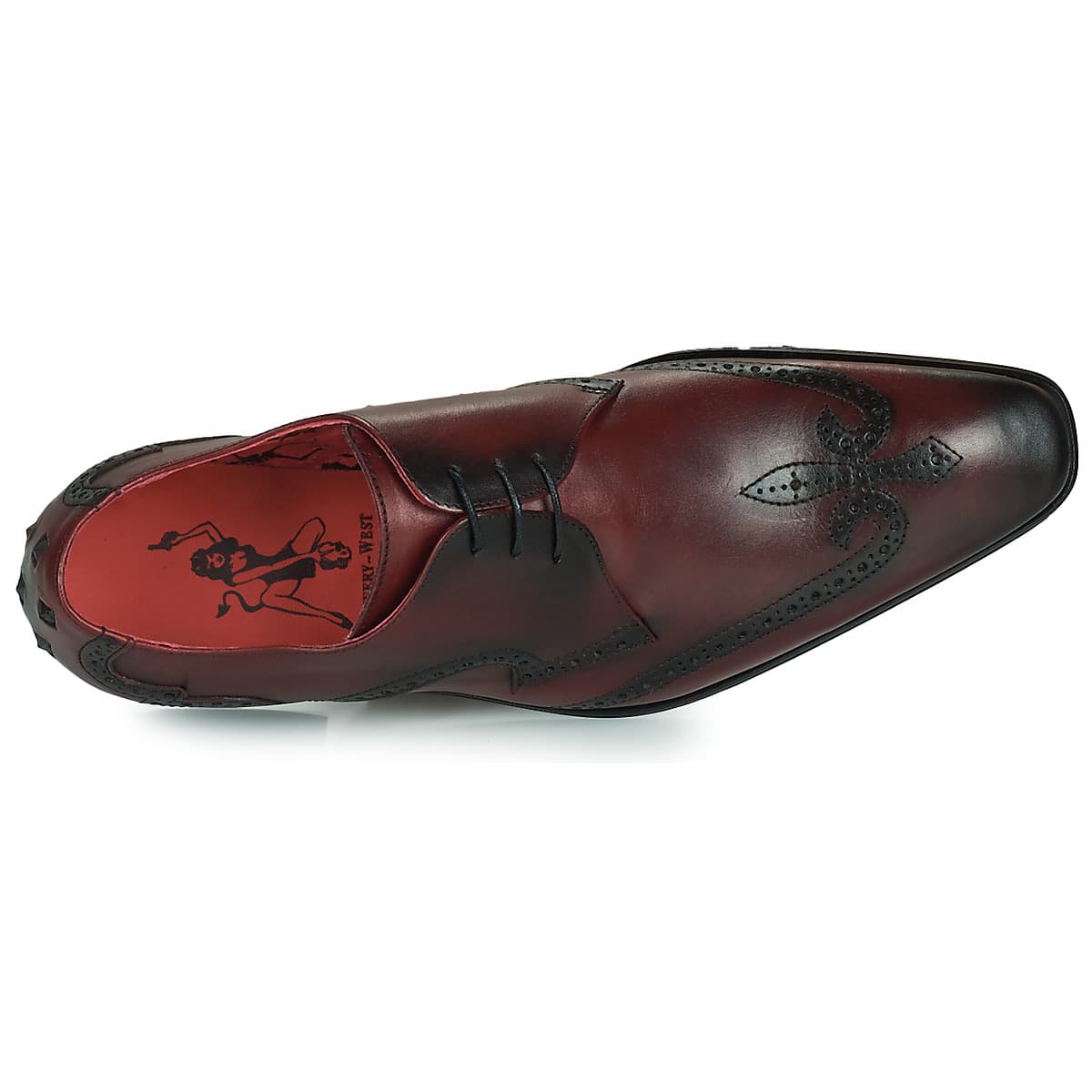 Men's Derby Shoes Jeffery-West Red
