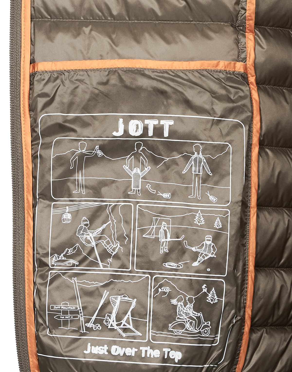 Men's Jackets JOTT Brown