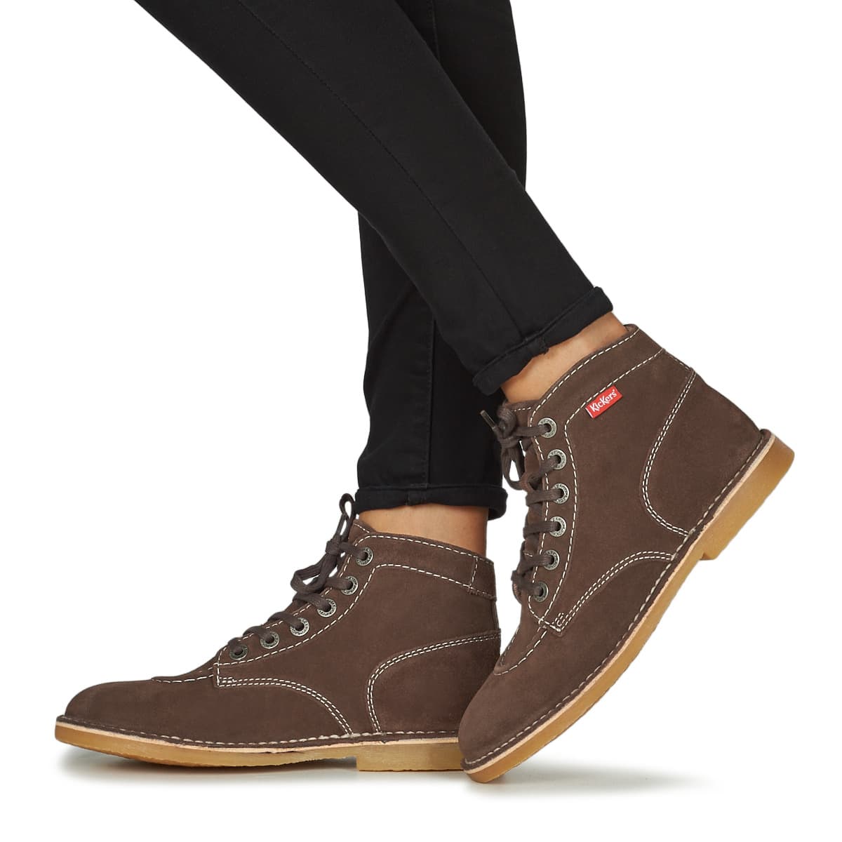 Women's Boots Kickers Brown