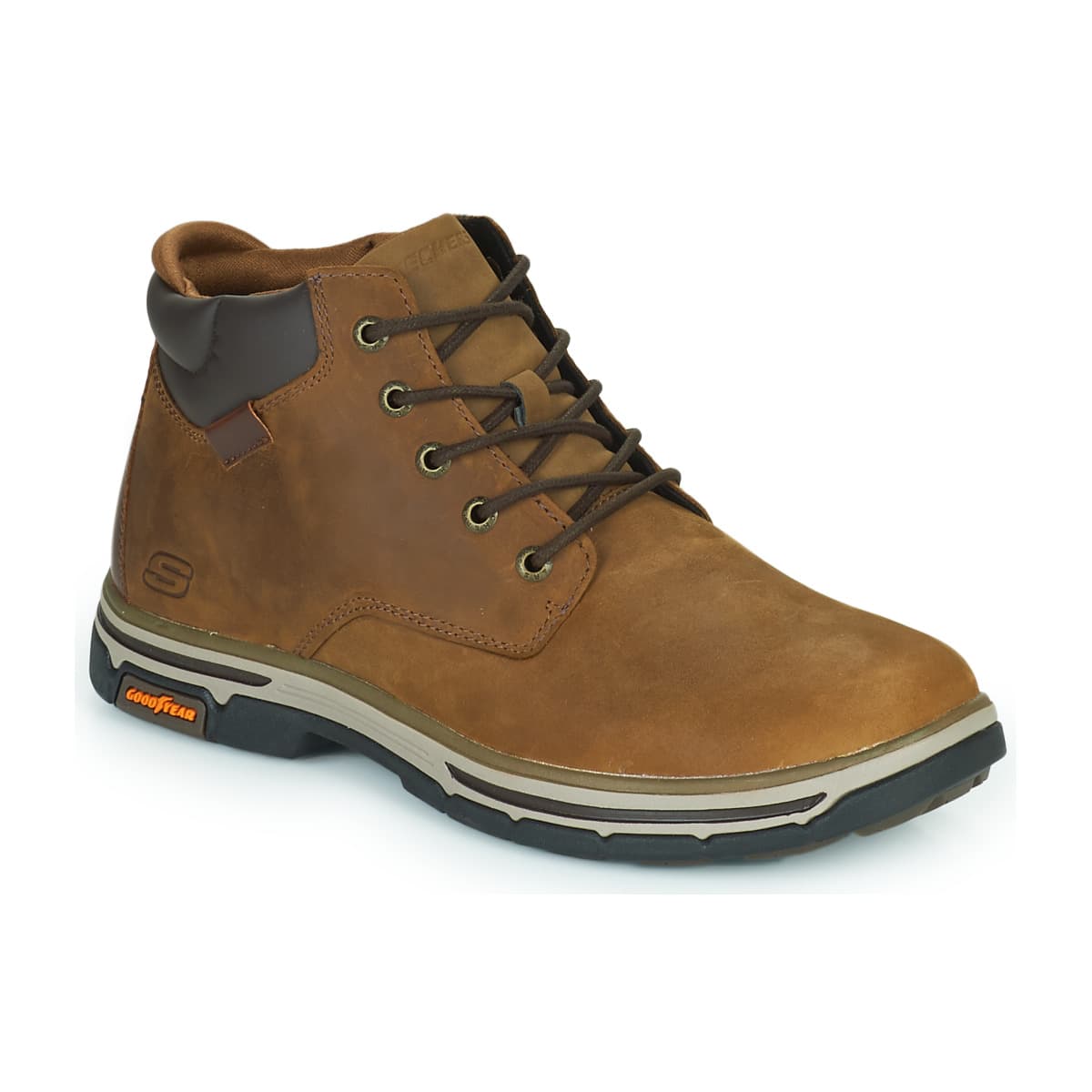Men's Boots Skechers Brown