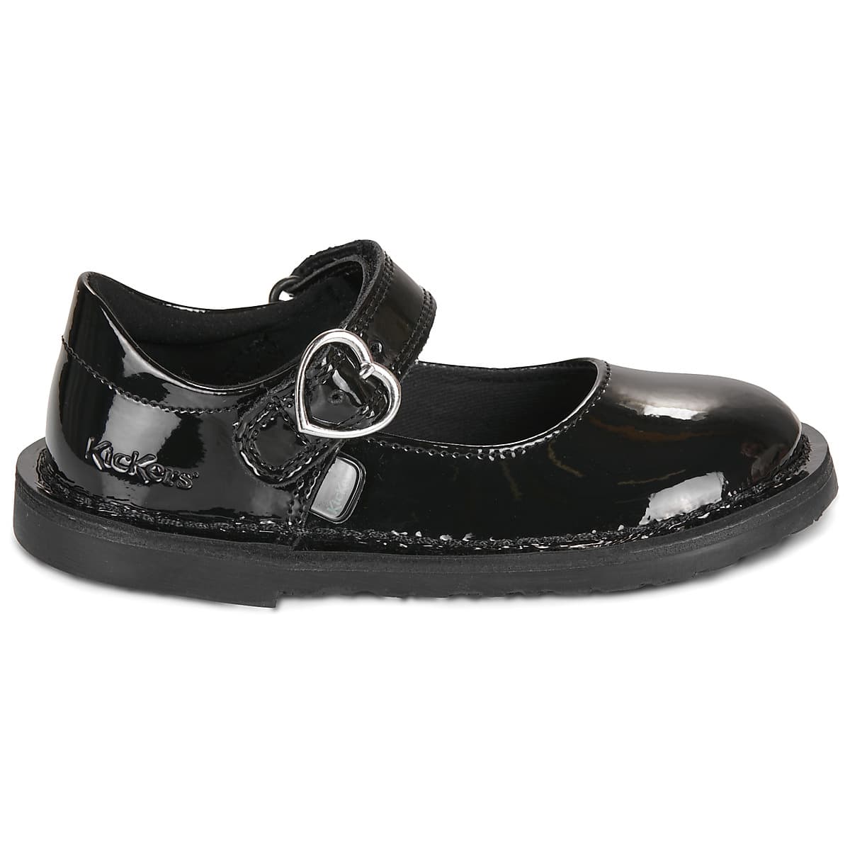 Women's Ballet Flats Kickers Black