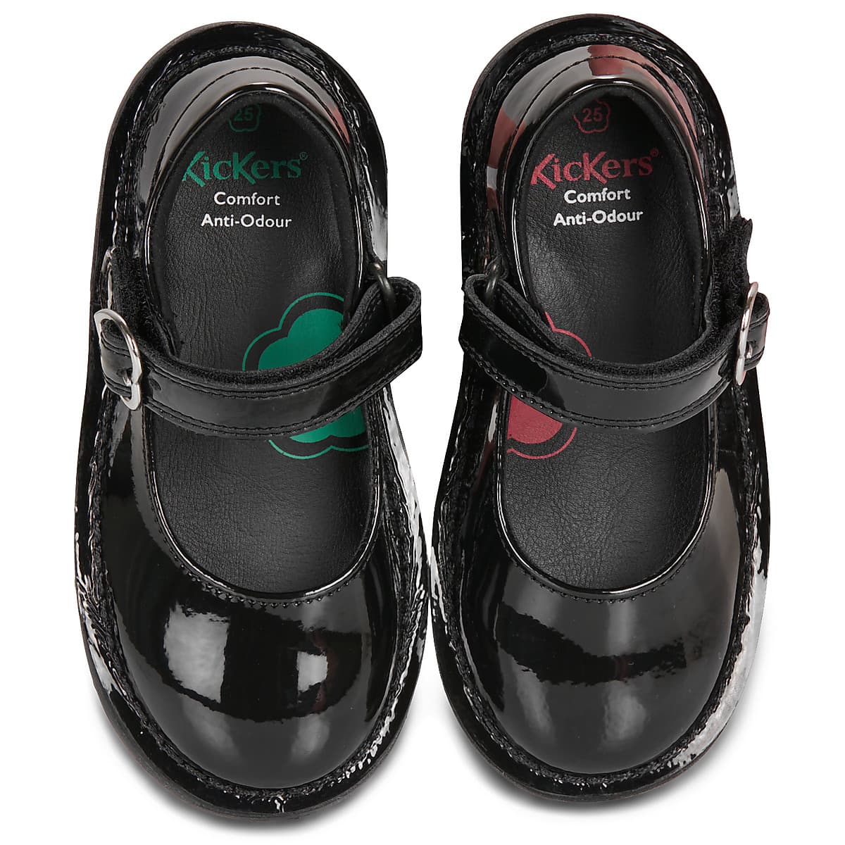 Women's Ballet Flats Kickers Black