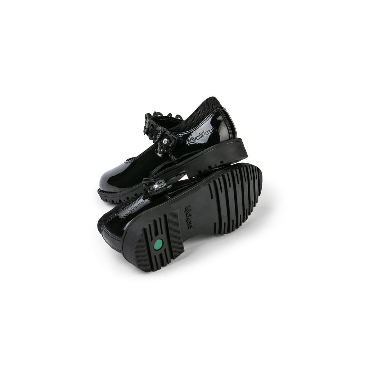 Women's Ballet Flats Kickers Black