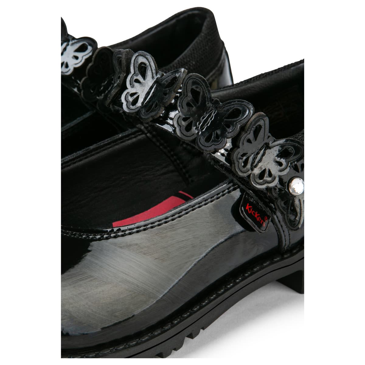 Women's Ballet Flats Kickers Black