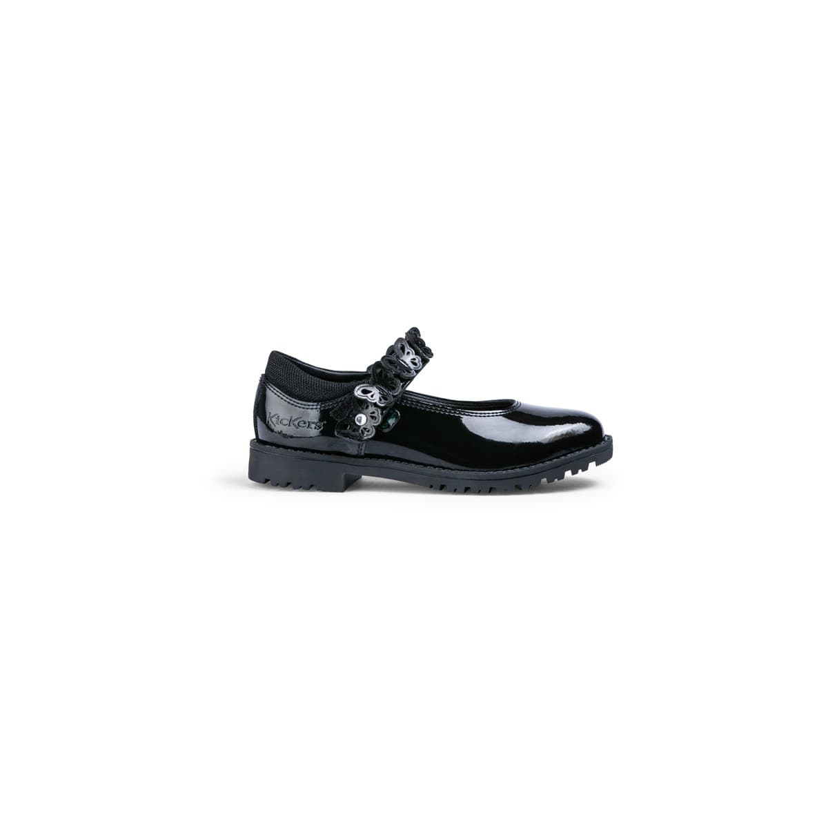 Women's Ballet Flats Kickers Black