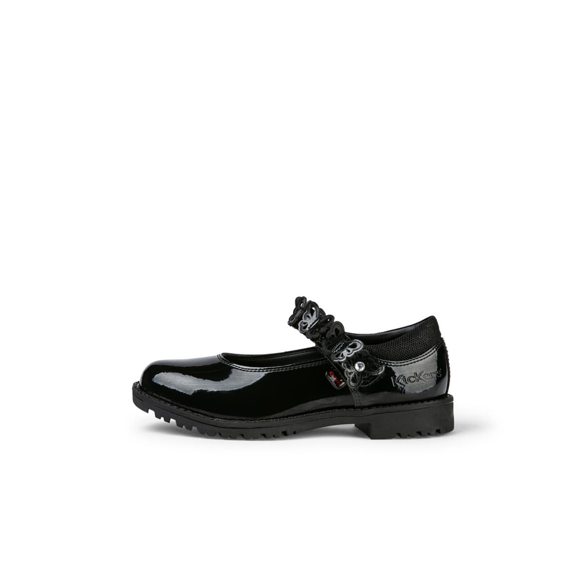 Women's Ballet Flats Kickers Black
